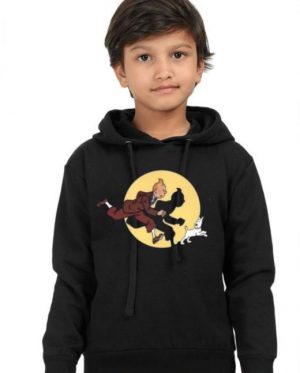 The Adventures Of Tintin Kids Hoodie