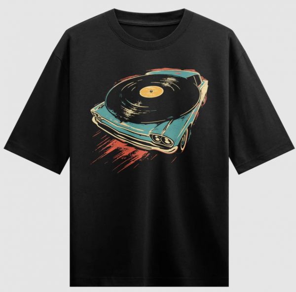 VINTAGE VINYL Oversized T-Shirt