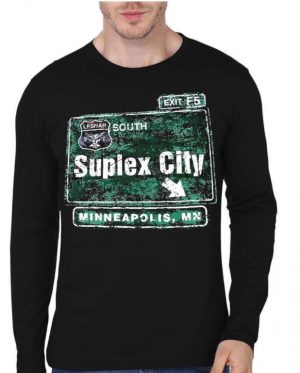 Brock Lesnar Suplex City Danger Ahead Full Sleeve T-Shirt