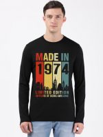 Made In 1974 Limited Edition Full Sleeve T-Shirt