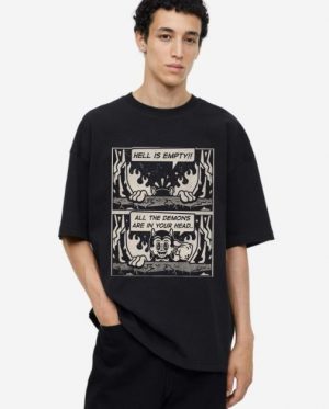 Baphomet Oversized T-Shirt