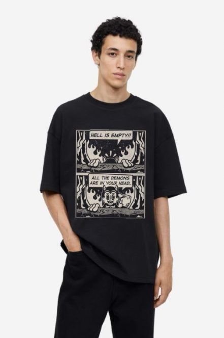 Baphomet Oversized T-Shirt