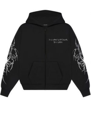 Be A Spider Zipper Hoodie