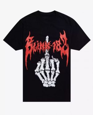 Blink-182 Skeleton Finger T-Shirt