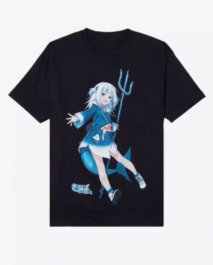 CounterSide X Hololive Myth Gawr Gura T-Shirt