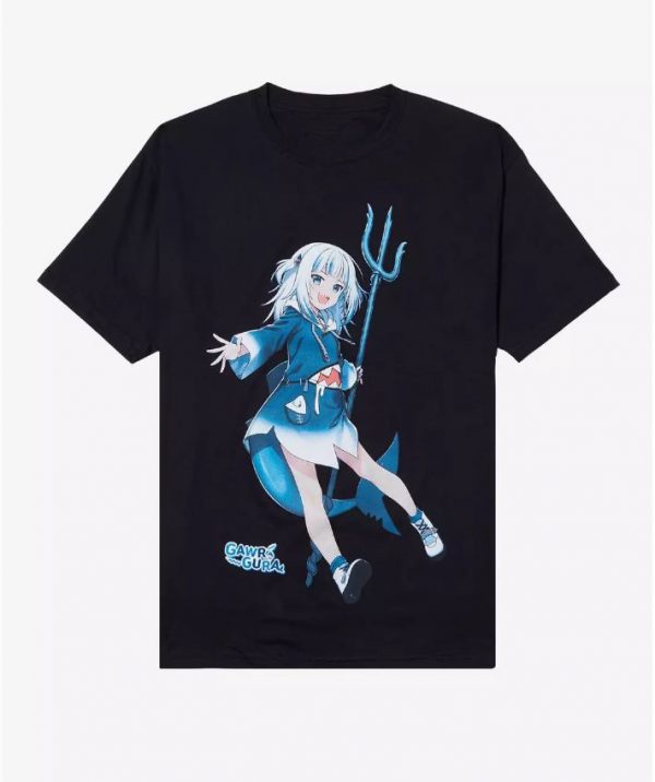 CounterSide X Hololive Myth Gawr Gura T-Shirt