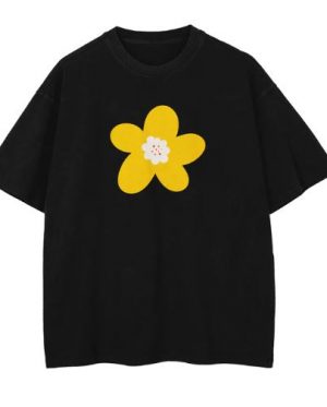 Groovy Flower Oversized T-Shirt