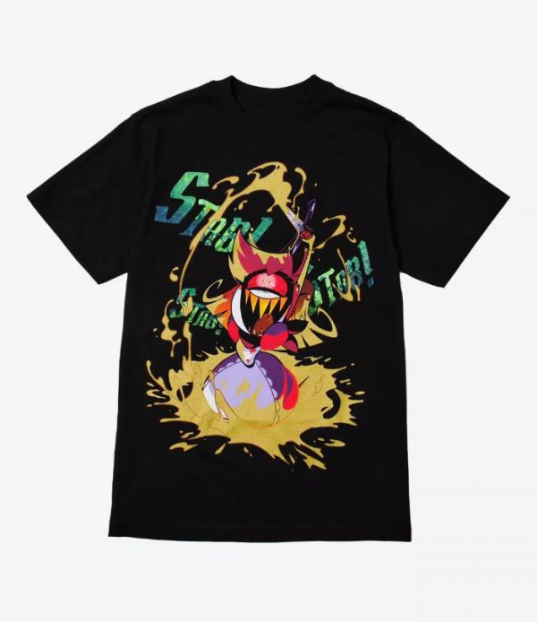 Hazbin Hotel Niffty Gold Glitter T-Shirt