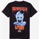 Ice Nine Kills X Terrifier A Work Of Art Face T-Shirt