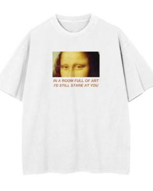 In A Room Full of Art Oversized T-Shirt