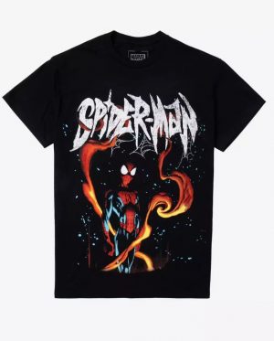 Marvel Spider-Man Flames T-Shirt