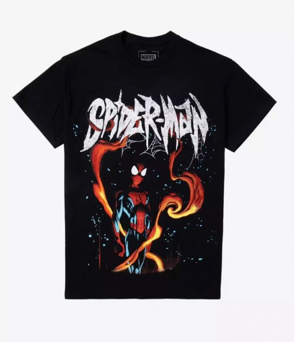 Marvel Spider-Man Flames T-Shirt