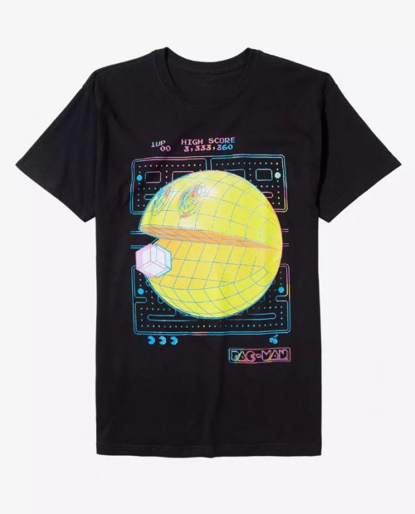 Pac-Man Grid Sphere T-Shirt