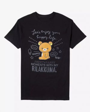 Rilakkuma Happy Text T-Shirt