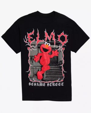 Sesame Street Elmo Metal T-Shirt