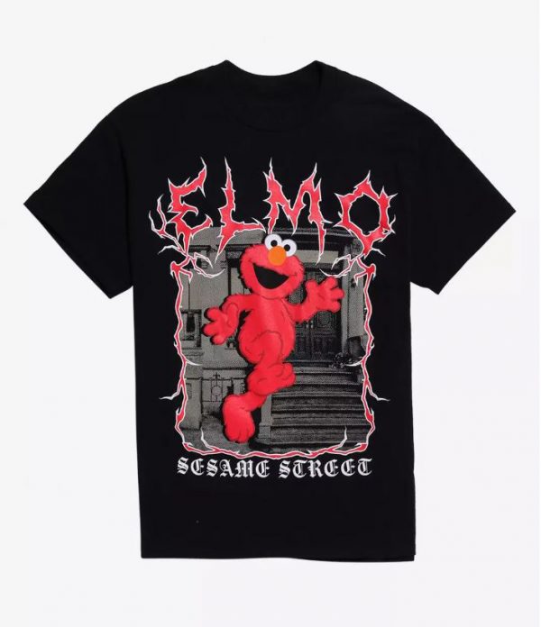 Sesame Street Elmo Metal T-Shirt