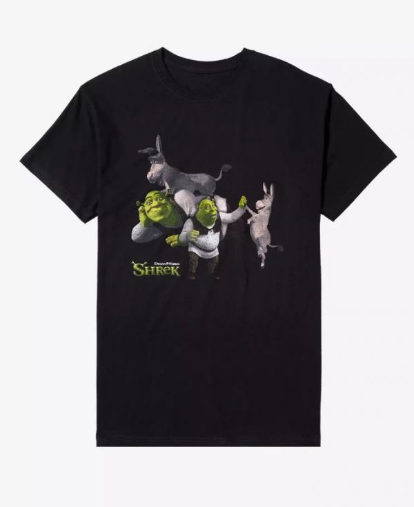 Shrek Donkey Dance Collage T-Shirt