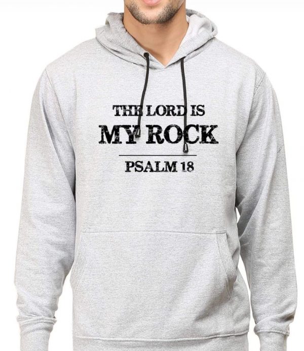 The Lord Is My Rock Hoodie - Image 2