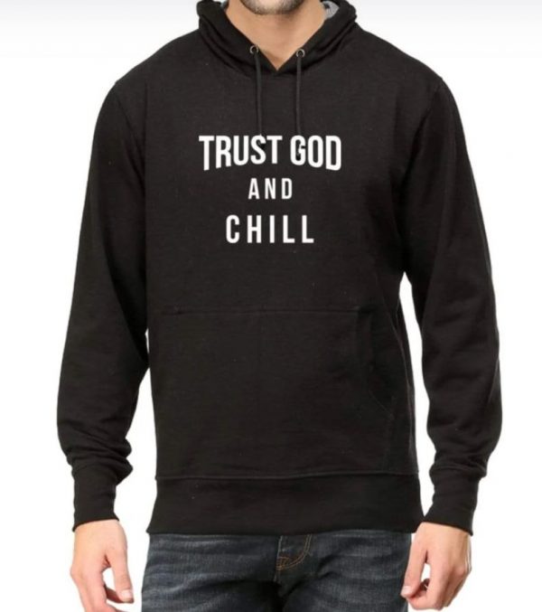 Trust God And Chill Hoodie - Image 7