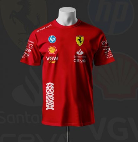 Ferrari 2025 Formula 1 Lewis Hamilton T-Shirt