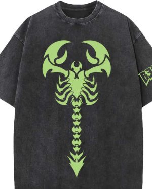 Berserk Acid Wash Oversized T-Shirt