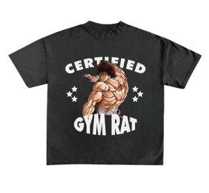 Certified Gym Rat Baki Oversized T-Shirt