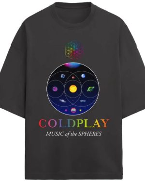 Coldplay Music Of Spheres Oversized T-Shirt