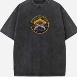Guns N Roses Acid Wash Oversized T-Shirt