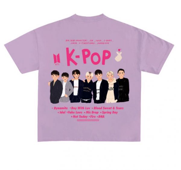 K Pop BTS Oversized T-Shirt