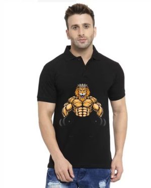 Lion Gym Polo T-Shirt