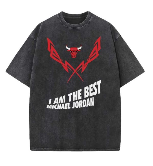 Michael Jordan Acid Wash Oversized T-Shirt