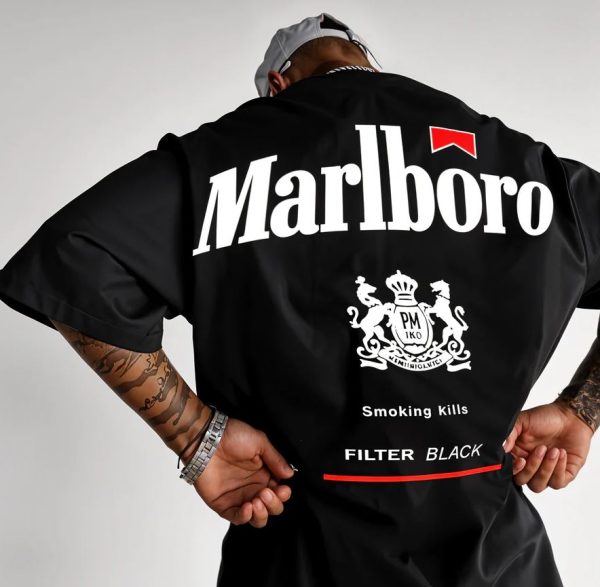 It Kills Marlboro Oversized T-Shirt - Image 2