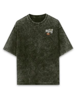 Radiation Therapist Acid Wash Oversized T-Shirt