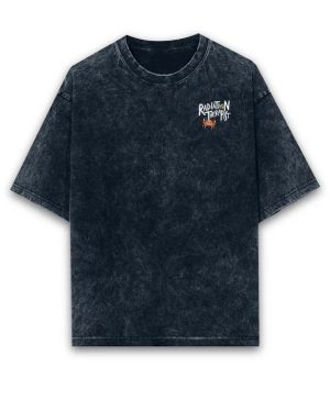 Radiation Therapist Acid Wash Oversized T-Shirt
