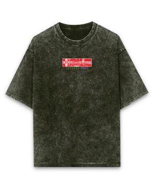 Roronoa Zoro Acid Wash Oversized T-Shirt