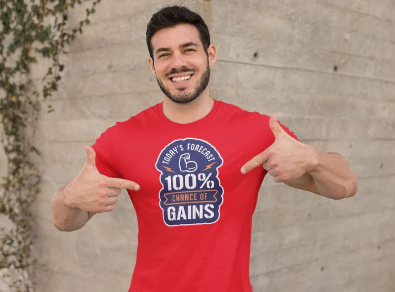 Today's Forecast 100% Chance Of Gains T-Shirt